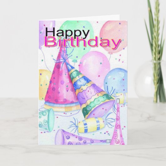 Carte d'anniversaire (Devant)