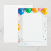 Carte d'anniversaire (Devant / Derrière)