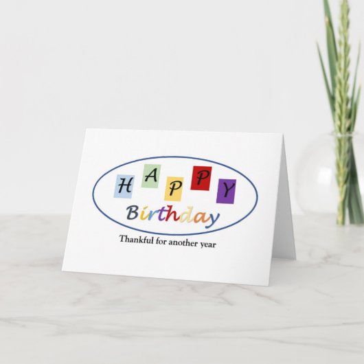 Carte d'anniversaire (Devant)