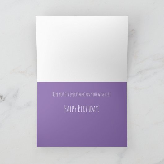 Carte d'anniversaire (Intérieur)