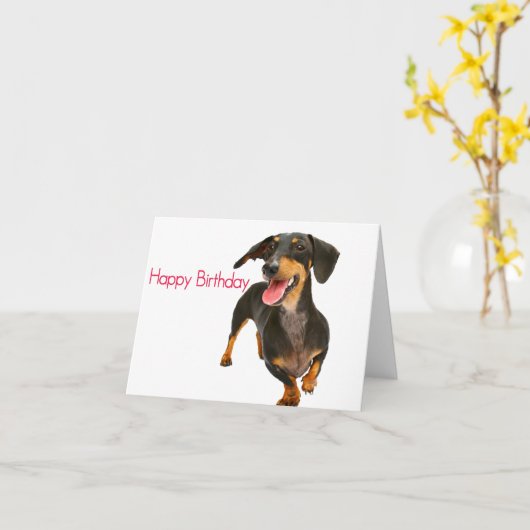 Carte d'anniversaire (Fleur jaune)