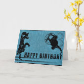 Carte d'anniversaire (Fleur jaune)