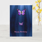 Carte d'anniversaire (Fleur jaune)