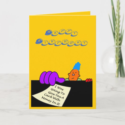 Carte d'anniversaire 1 (Devant)