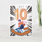 Carte d'anniversaire 10 ans et Incroyable (Devant)