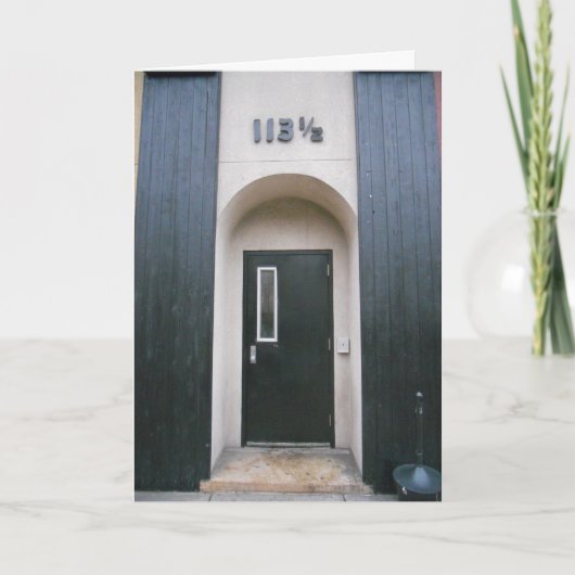 Carte d'anniversaire "113 & a Half Building" (Devant)