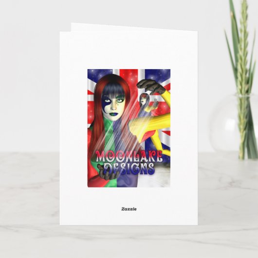 Carte d'anniversaire 14e avec Moonies H.I.P Rag Do (Dos)