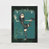 Carte d'anniversaire 14e avec Moonies H.I.P Rag Do (Devant)