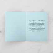 Carte d'anniversaire 18 ans pour fils avec une pho (Intérieur)