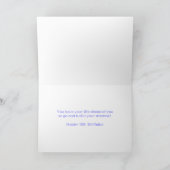 Carte d'anniversaire 18e (Intérieur)