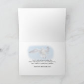 Carte d'anniversaire 18e avec goéland riant (Intérieur)