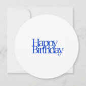 Carte d'anniversaire 1920 (Dos)