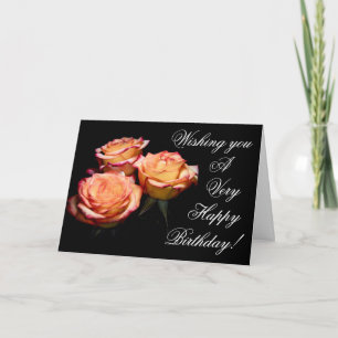 Carte d'anniversaire 1998-Rose jaune et rouge