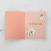 Carte d'anniversaire 1 an fille Bohème Fleur de Fa (Intérieur)