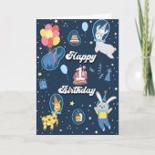 Carte d'anniversaire 1 mignonne (Devant)