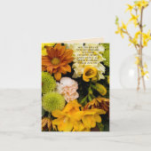 CARTE D'ANNIVERSAIRE 2 (Fleur jaune)