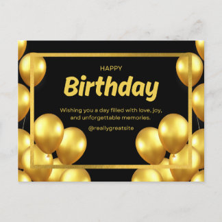 Carte d'anniversaire 2025