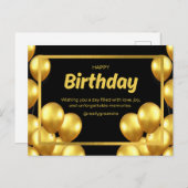 Carte d'anniversaire 2025 (Devant / Derrière)