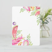 Carte d'anniversaire 2 ans pour filles TWO-TTI FRU (Debout devant)