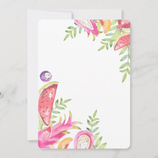 Carte d'anniversaire 2 ans pour filles TWO-TTI FRU (Devant)