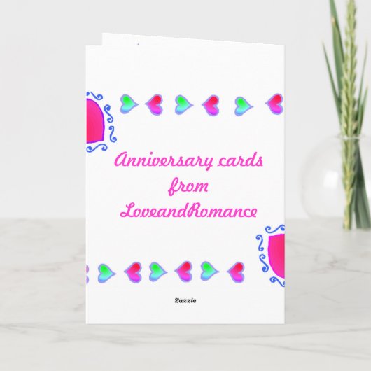 Carte d'anniversaire - 2ème coton (Dos)