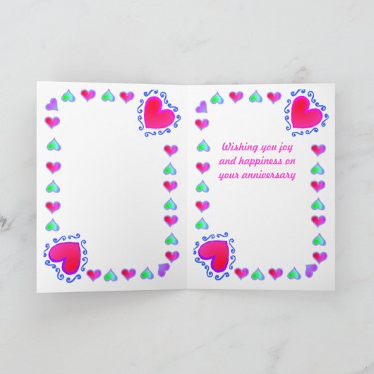 Carte d'anniversaire - 2ème coton (Intérieur)