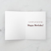 Carte d'anniversaire 2ÈME GUERRE MONDIALE vintage (Intérieur)