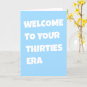 Carte d'anniversaire 30 ans (Fleur jaune)