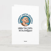 Carte d'anniversaire 33e rassurant (Dos)