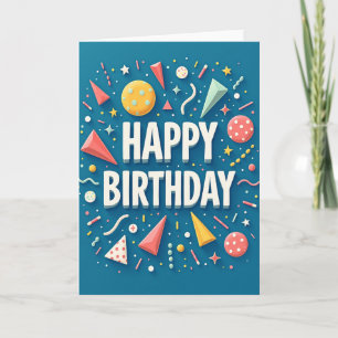 Carte d'anniversaire 3D