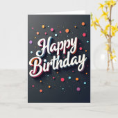 Carte d'anniversaire 3D multicouche (Fleur jaune)