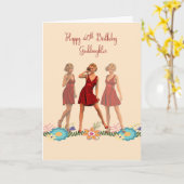 Carte d'anniversaire 40e pour Godgirl (Fleur jaune)
