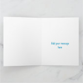 Carte d'anniversaire 4 - Unicorne rose/bleu (Intérieur)