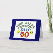 Carte d'anniversaire 50 ans (Devant)