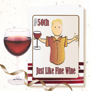 Carte d'anniversaire 50e pour homme - Drôle