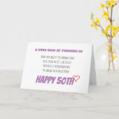 Carte d'anniversaire 50e pour mélomane (Fleur jaune)