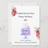 CARTE D'ANNIVERSAIRE 60 ANS (Devant)