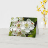 Carte d'anniversaire 60e avec fleur - Floral 60e a (Fleur jaune)
