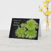Carte d'anniversaire 65e pour grand-mère (Fleur jaune)