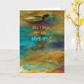 Carte d'anniversaire 70e (Fleur jaune)