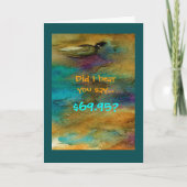 Carte d'anniversaire 70e (Devant)