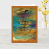 Carte d'anniversaire 70e (Fleur jaune)