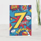 Carte d'anniversaire 7e - Wow Fantastic Supper Her (Devant)