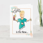 Carte d'anniversaire 80 ans pour elle - Fabuleuse (Devant)