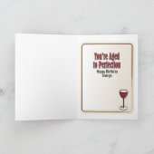 Carte d'anniversaire 80 pour lui - Amusant et amus (Intérieur)