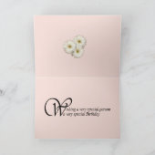 Carte d'anniversaire 93 ans pour soeur, perles et (Intérieur)