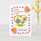 Carte d'anniversaire 9ème céramique (Fleur jaune)