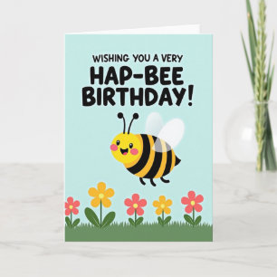 Carte d'anniversaire à ailes joyeuses