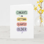 Carte d'anniversaire à bulles aquarelle (Fleur jaune)