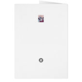 Carte d'anniversaire à cheval sauvage (Dos)